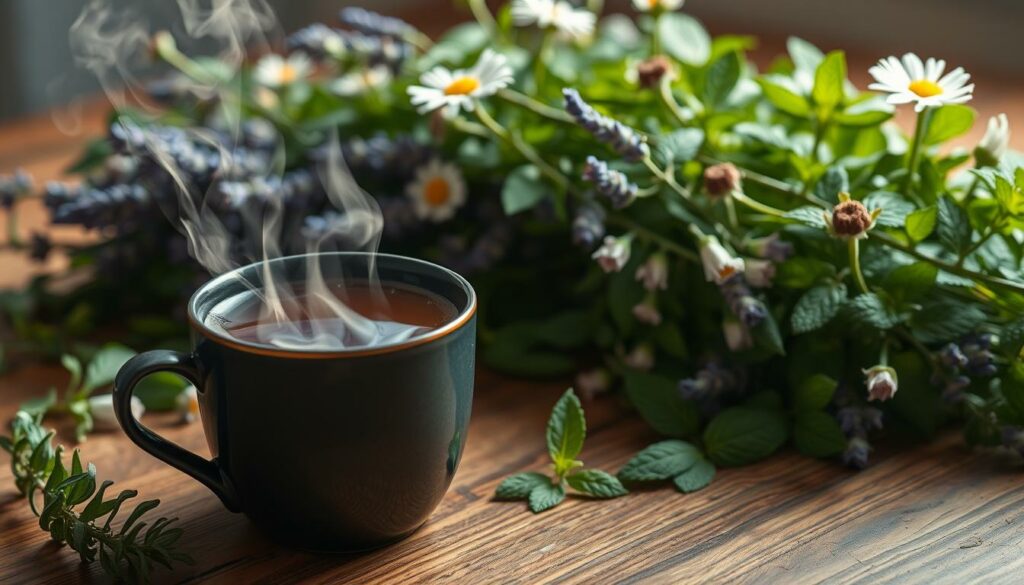 A-cozy-intimate-scene-of-a-steaming-mug-of-herbal-infusion-surrounded-by-soothing-botanical-1024x585 Quels remèdes naturels aident contre la toux