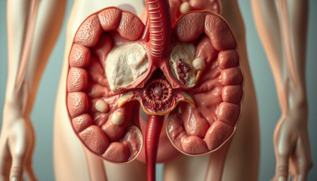 A-detailed-cross-section-of-the-human-urinary-system-showcasing-the-internal-anatomy-and-1024x585 Quels sont les remèdes naturels contre les infections urinaires