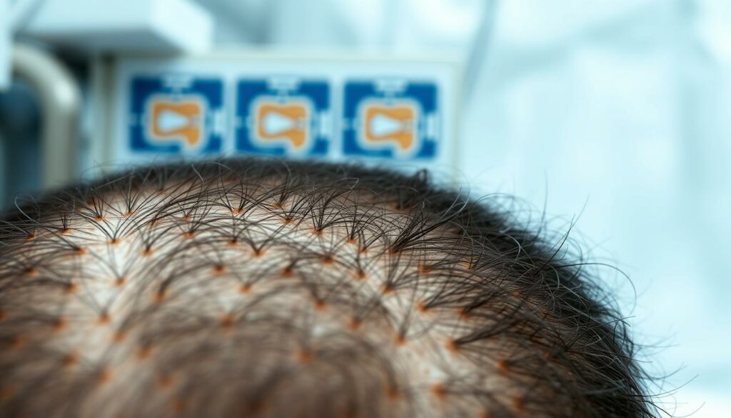 A-high-quality-close-up-photograph-of-a-detailed-comparison-between-the-FUE-Follicular-Unit-1024x585 Les différentes étapes de la greffe de cheveux