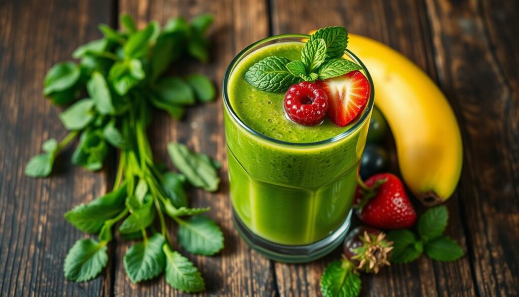 Generer-une-image-de-smoothie-vert-avec-de-la-spiruline-1024x585 La spiruline bio : un super-aliment aux multiples vertus pour la santé et le bien-être physique
