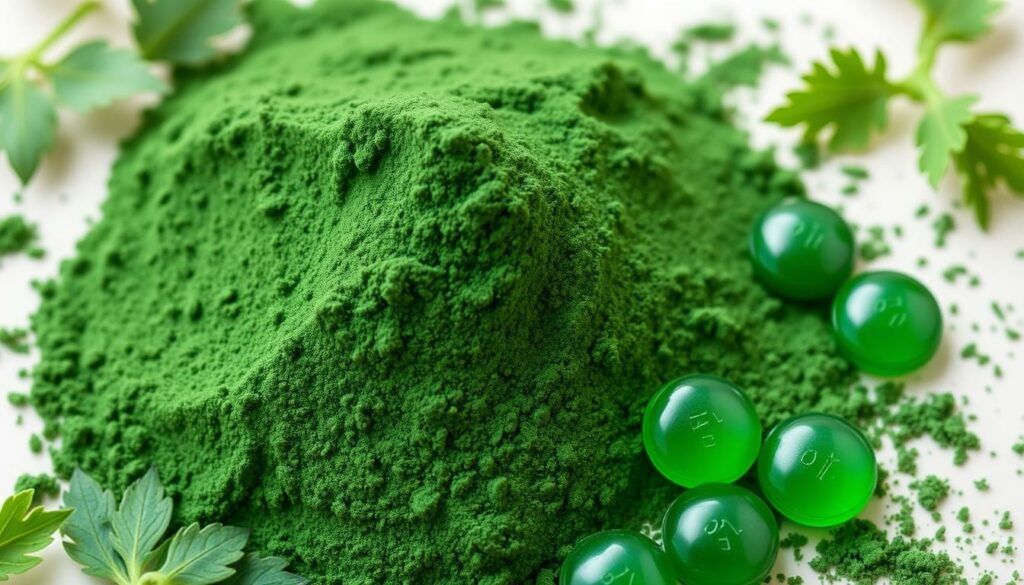 Image-de-spiruline-bio-en-poudre-ou-en-comprimes-1024x585 La spiruline bio : un super-aliment aux multiples vertus pour la santé et le bien-être physique