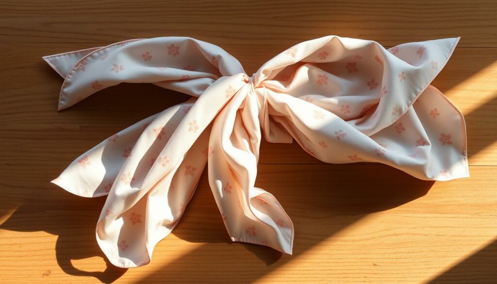 A-beautifully-arranged-furoshiki-a-traditional-Japanese-wrapping-cloth-lies-elegantly-on-a-1024x585 Le furoshiki nous emballe