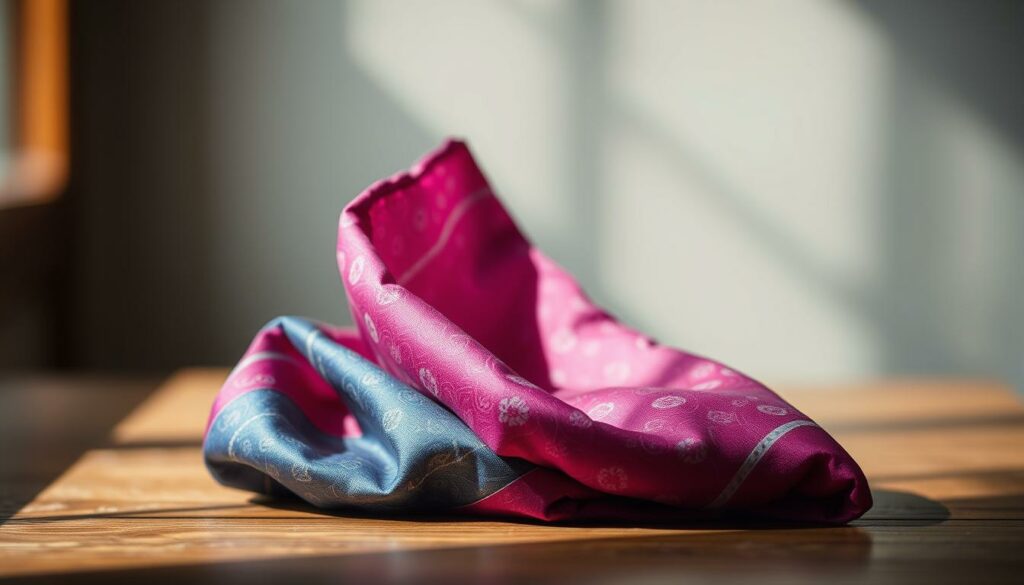 A-beautifully-folded-furoshiki-cloth-in-a-vibrant-jewel-toned-hue-capturing-the-essence-of-1024x585 Le furoshiki nous emballe