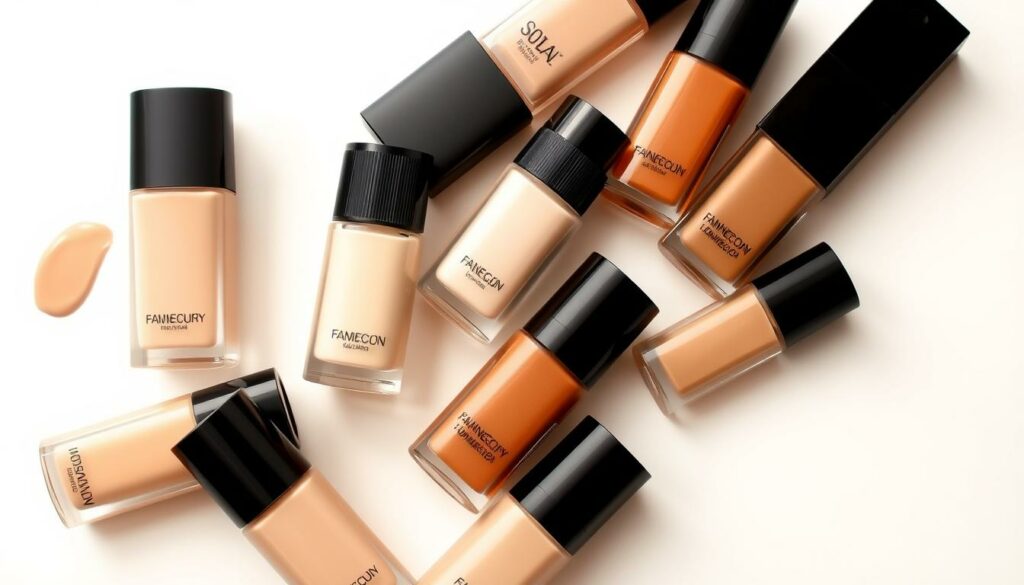 A-carefully-curated-array-of-skin-tone-foundation-bottles-meticulously-arranged-on-a-neutral-1024x585 Produits de teint : comment ne pas se tromper ?