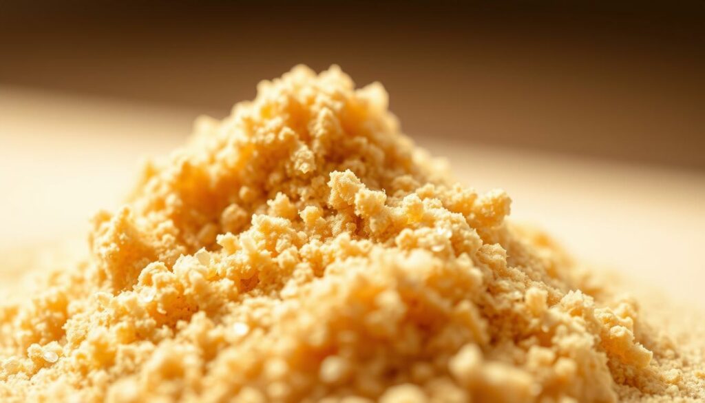A-close-up-macro-shot-of-a-pile-of-translucent-golden-amber-hydrolyzed-wheat-protein-powder-1024x585 Les bienfaits de la protéine de blé pour les cheveux