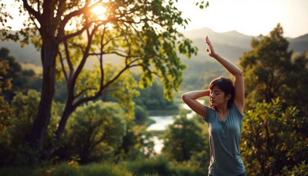 A-serene-outdoor-scene-depicting-a-young-person-engaging-in-a-restorative-physical-activity.-In-1024x585 Comment détoxifier son corps : 5 solutions naturelles