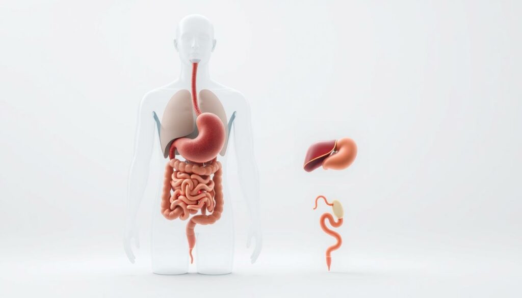 An-anatomically-accurate-and-detailed-illustration-of-the-human-digestive-system-presented-in--1024x585 Que Manger pour Bien Digérer ?