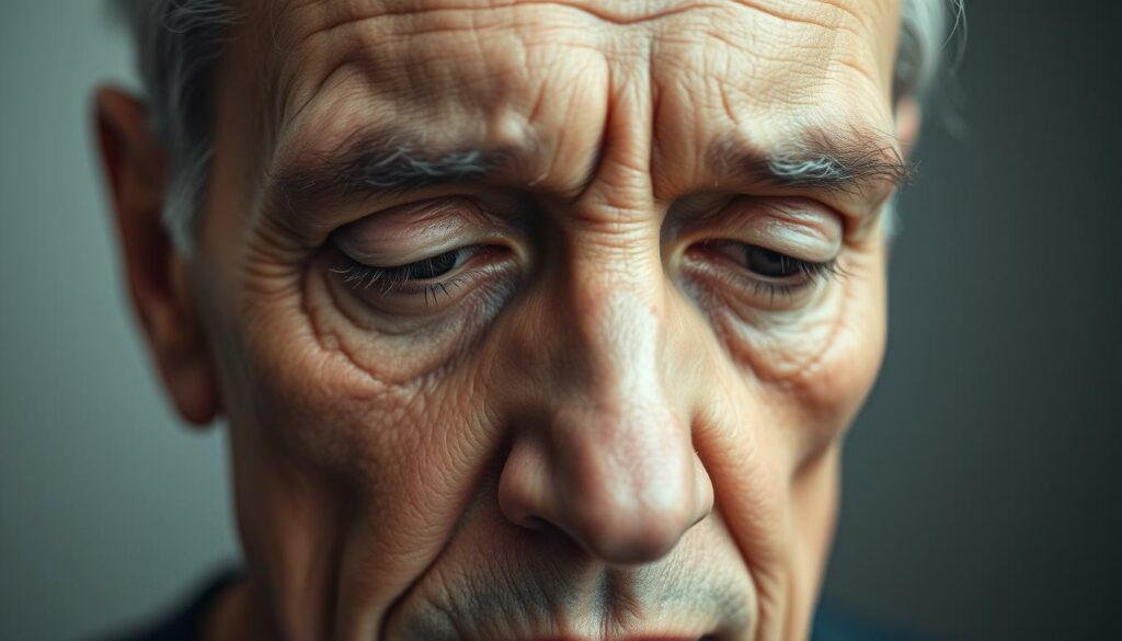 Detailed-close-up-of-a-human-face-exhibiting-visible-signs-of-oxidative-stress-such-as-a-1024x585 Stress oxydatif – Causes, symptômes et traitements
